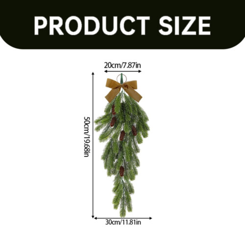 Julklapp med tårdroppe och sammetsrosett i rustikt material 2