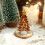 Brown Glass Mini Christmas Tree Ornament 6 cm 3