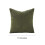 Funda de almohada de patchwork de pana, moderna, color liso, 18x18 3