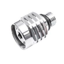 Regolatore per Immersioni Subacquee Maschio 3/8-24 A Femmina 9/16-18 Adattatore per Tubo Flessibile Connettore in Rame Regolabile