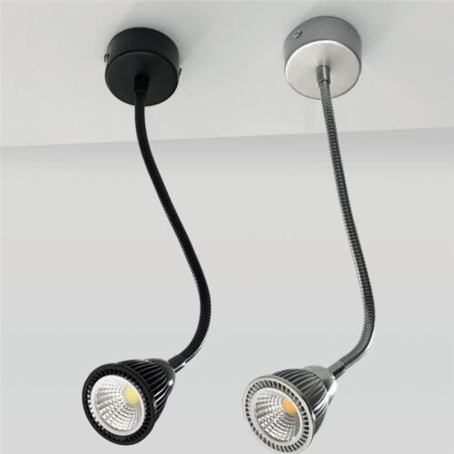 Adjustable LED Gooseneck Wall Light - Spotlight for Professional and Home Use Black 2
