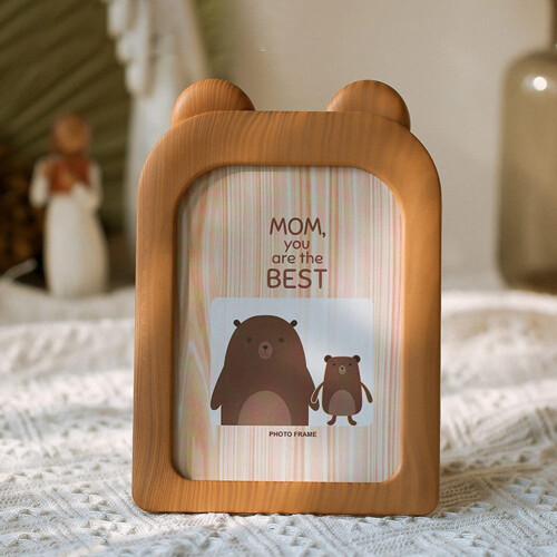 Brown Bear Photo Frame 7-inch Table or Wall 1