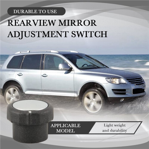 For   2003-2010 Left-Hand Drive Car Rearview Mirror Adjustment  Control Knob 2