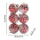 Boules de Noël incassables, lot de 6, 6 cm (2,36 pouces) 2