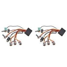 2X Bass 3 Band Active & Passive EQ Equalizer Preamp Circuit for Bass Pickup