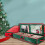 Sacs de rangement verts pour cadeaux de Noël 4