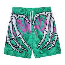Fashion Men Shorts With Elastic Waist and 3D Decoration-M KM