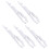 Pack of 5 Fire Safety Resets Keys Sturdy Plastic Home-White 1