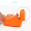 6PCS Cartoon  Silicone Self Adhesive Wall Protectors Door Handle Bumpers Buffer Guard Stoppers Crash Pad 9
