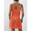 Quick Dry Polyester Tankini Cover Up Crochet Dress Solid-O L 5