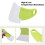 Household Cleaning Spatula Grease Heat-Resistant Cleaning Flexible Thickened Scraper Pan Scraper Tool Green 8