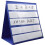 3X Desktop Pocket Chart Double-Sided and Self-Standing  Pocket Chart Stand for Individual or Small Group (43X 33cm) 3