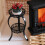 Elegant Double Tiers Iron Flower Stand with Space Saving-White 3
