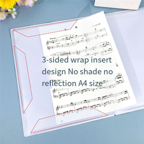 Sheet Music Folder, 40 Pages, Sheet Music/Holder,Fits Letter Size A4, Choir Folder,Gradient 2
