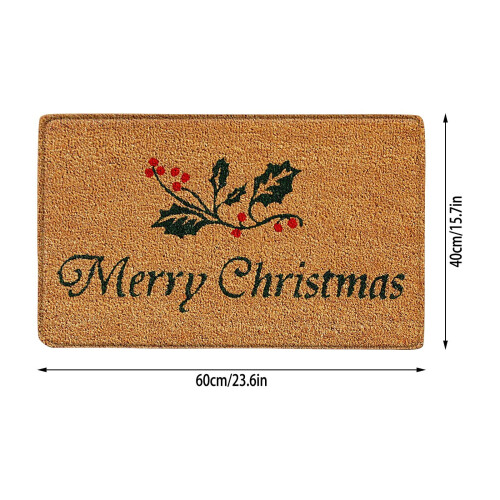 Kerstdeurmat voor binnen en buiten, antislip 2