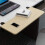 Clamp On Keyboard Tray Solid Wood Foldable Under Desk Drawer with Dual Mouse Platforms Oak Finish 2