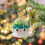 Crocheted ghost decoration handmade 1 pc 2.36 x 2.36 inch 2