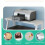 Printer Stand with Dual Layer Storage, Space Saving Black Desktop Printer Stand for Home Office 3