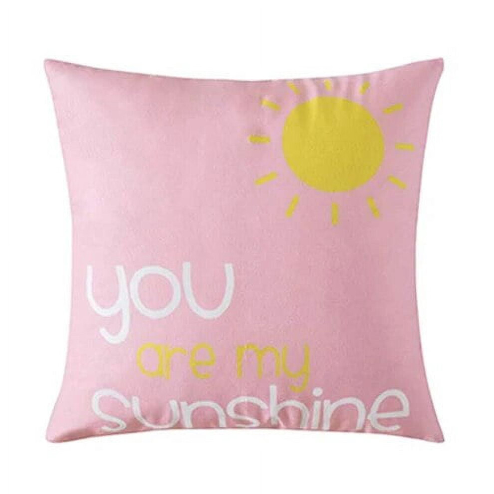 Daisy Sun Bird Pillow Cover 40x40cm Cotton-Linen-image-OPC-PTGWBVX-NEW