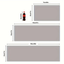 Ensemble de tapis de cuisine DEKAXID, profil ultra-plat, 2 pièces