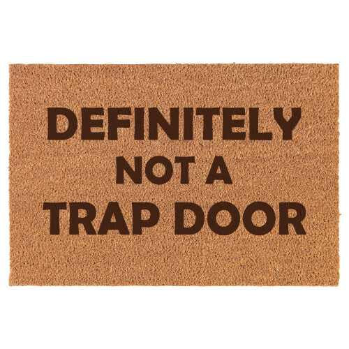 Natural Coir Doormat Brown Rectangular 16 x 24 in