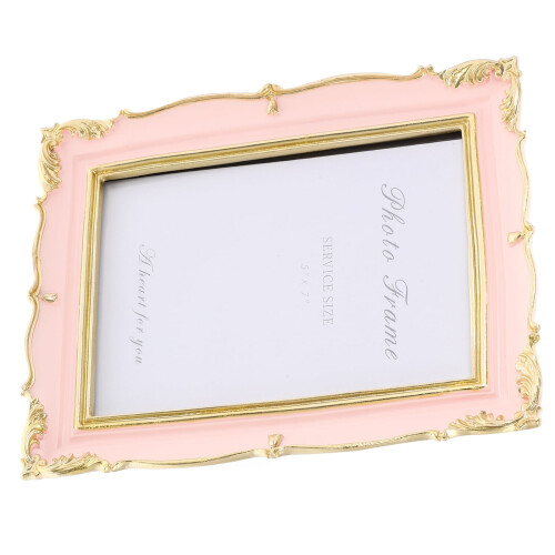Pink Resin Photo Frame 22.5 x 17.5 cm