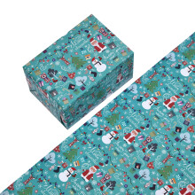 Julklappspapper – Snöflinga, Lastbil, Gran