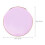 Ensemble de 32 assiettes et serviettes jetables violettes 4