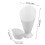Divided French Fry & Veg Cup with Fork – Plastic 2