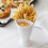 Divided French Fry & Veg Cup with Fork – Plastic 5