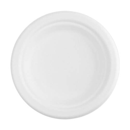Runda engångstallrikar av papper – 10-pack, 15,5 cm,