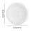 Runda engångstallrikar av papper – 10-pack, 15,5 cm, 3
