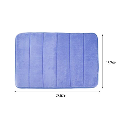 Absorberende flannelmåtte 40x60cm skridsikker 2
