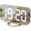 Digital Alarm Clock with 6" LED Display Gold 2