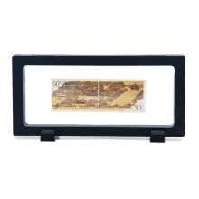 Érmék hadsereg kerek kiállítási állvány emlékaranyhoz