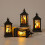 Halloween snow globe lantern with light and music, pumpkin 4