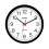 Sharp Analog Wall Clock Black 12 Inch Battery Operated 1