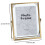 Porta-retratos artesanal com flores secas – Vidro de 4" e 6" 2
