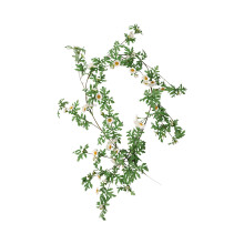 Indoor Christmas Garland Simulated Daisies 6ft