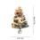 Mini Christmas Tree with Lights Flocked Tabletop 12 Inch 3