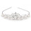 Sølv Krystal Tiara Pandebånd 15,5x11,5 cm 2
