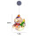 Christmas snowman window light decoration with suction cups 3