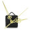 Wall Clock Replacement Hands Gold Quartz Movement Set 2