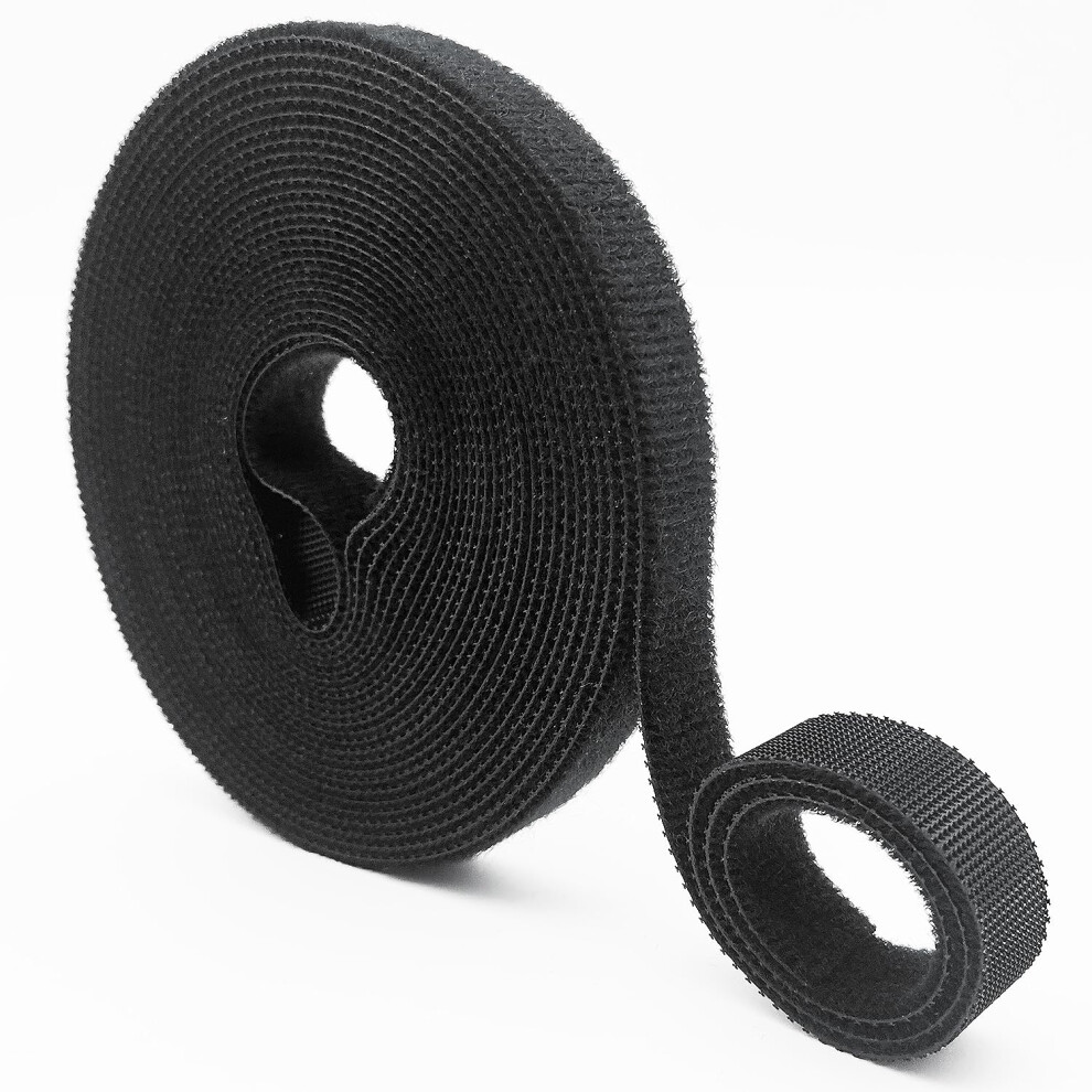 Heavy Duty Hook And Loop Straps 0.5 X 32Ft Roll, Doublesided Reusable Tape For Quick Cable Management 9330225817635
