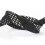 8mm Black Silver PET Braided Cable Sleeve 1 Meter,  Density Cable Management Wrap for Desk and Electronics 2
