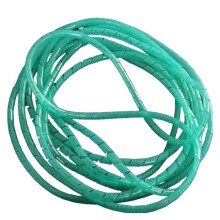 6mm Green Spiral Cable Sleeve for Wire Organizer Wrap, Flexible CuttoLength Tubing 5 Meter
