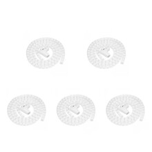 Cable Management Sleeve Spiral Cable Wrap 1m x 2.2cm Style C 5pcs Quick Replacement Reliable Protection