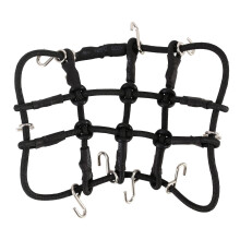 Elastic Roof Luggage Net 75x60mm for SCX24 1/24 RC Crawler Accessories with Secure Hook Attachment