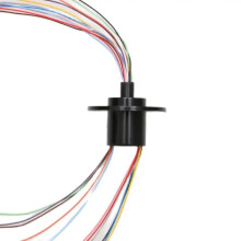 Capsule Slip Ring 12 Channel 2A Compact Rotary Electrical Connector for 360 Signal Transfer