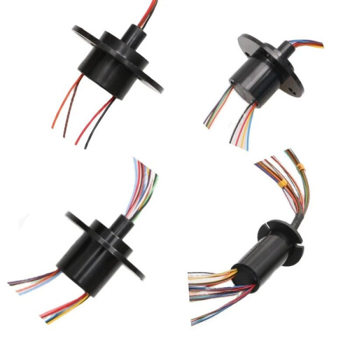 Capsule Slip Ring 12 Channel 2A Compact Rotary Electrical Connector for 360 Signal Transfer 1